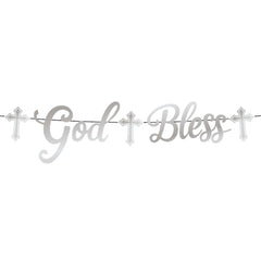 Blessed Day God Bless Banner, 5 FT