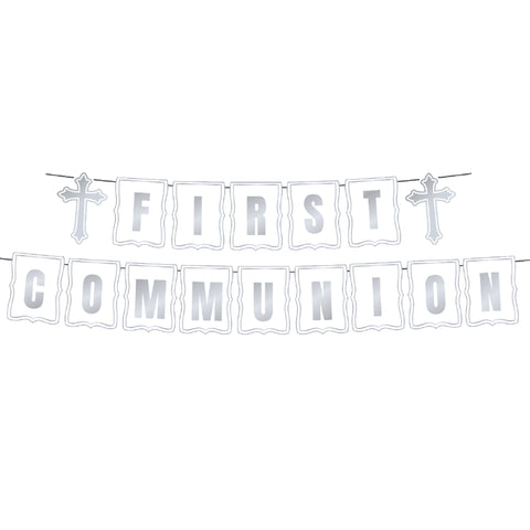 Blessed Day First Communion Banner, 6 FT