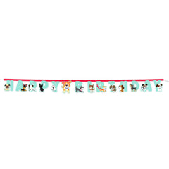 Dog Party Happy Birthday Banner, 6.5 FT