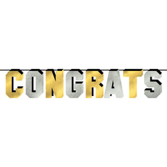 Congrats 3D Banner, 10 FT