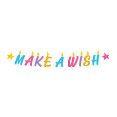 Make A Wish Banner 8.2 ft