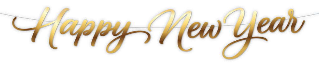 NYE Script Banner, 6.5 FT