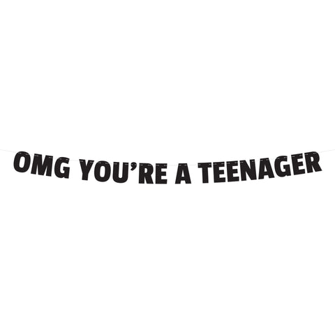 OMG You're A Teenager Banner 9.1 ft