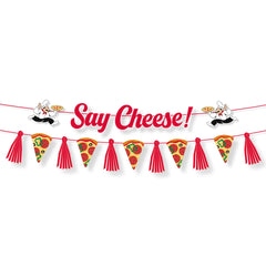Pizza Felt Banner Set, 2pcs