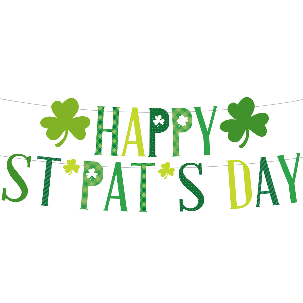 St. Patrick's Day Lucky Charm Letter Banner