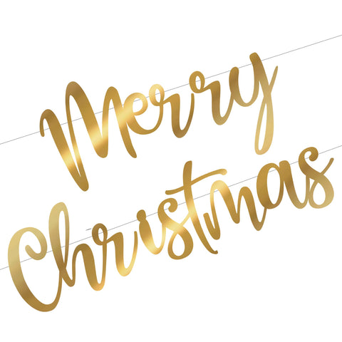 Merry Christmas Letter Banner