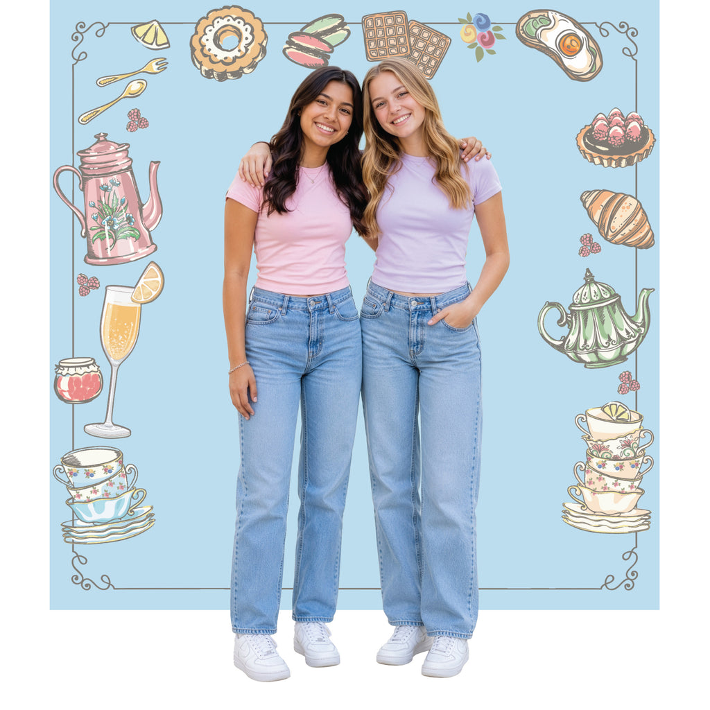 Tea Party Scene Setter Backdrop