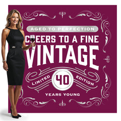 Vintage Birthday Add-An-Age Scene Setter