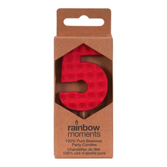 100% Beeswax Number Candles