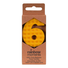 100% Beeswax Number Candles