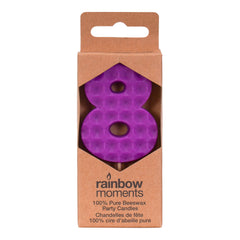 100% Beeswax Number Candles