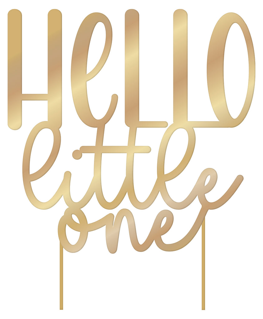 Hello little One Cake Topper