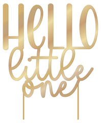 Hello little One Cake Topper
