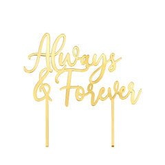 Love Always - Always & Forever Cake Topper
