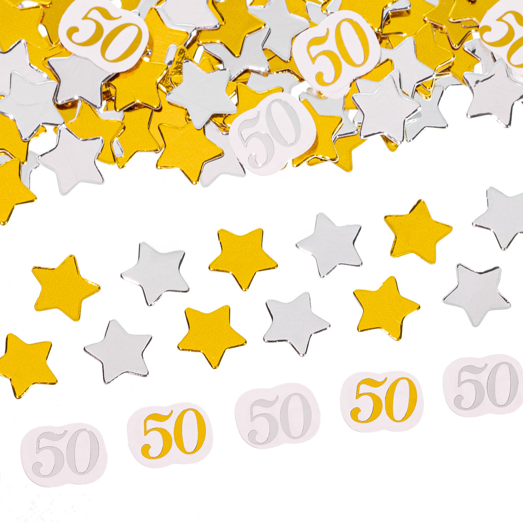 Golden Age Gold & Silver 50 Star Scatter