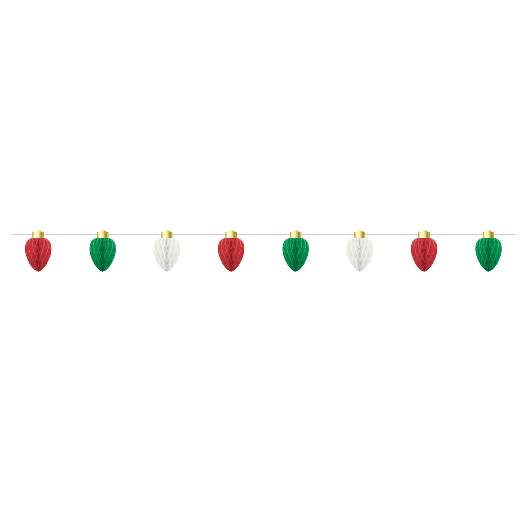 Christmas Honeycomb Light Garland