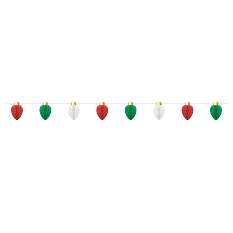 Christmas Honeycomb Light Garland