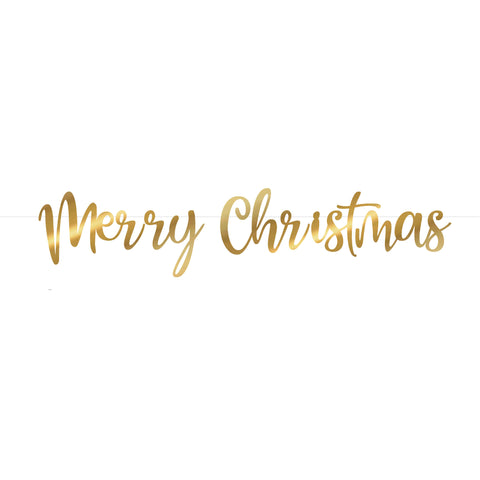 Merry Christmas Letter Banner
