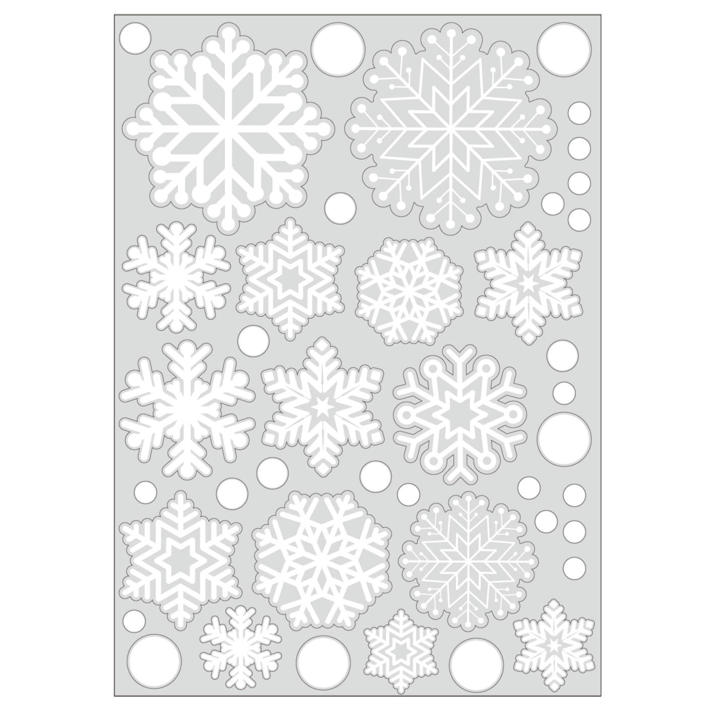 Christmas Snowflake Window Cling | Gloco Accents USA