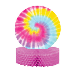 Tie Dye Party Honeycomb Centrepiece