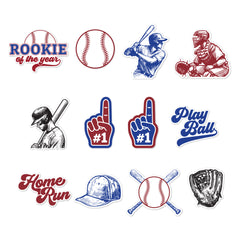 Baseball Decorating Cutouts 12pk
