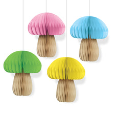 Hello Little One Hanging Honeycomb Decorations 4ct