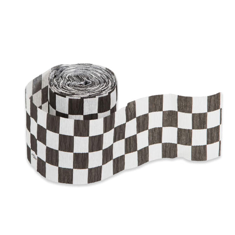 Racing Black and White Streamer 30FT