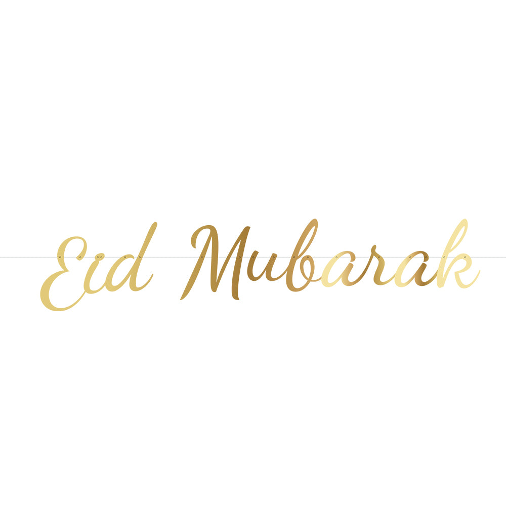 EID Mubarak Letter Banner