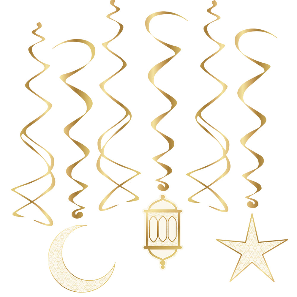 EID Swirl Decoration, 12pc