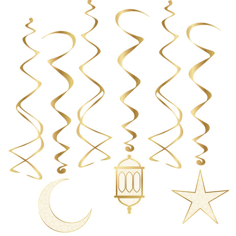 EID Swirl Decoration, 12pc