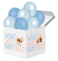 What Will Baby Bee? Gender Reveal Balloon Release Box