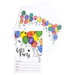 'Let's Party' Invitations