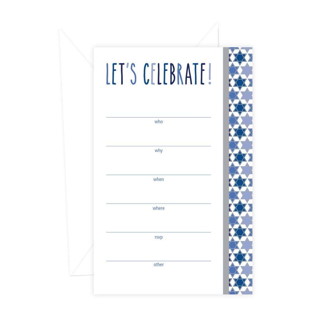 Mazel Tov Invitations 8-pk