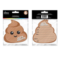 Let's Potty Invitations (8-pk)