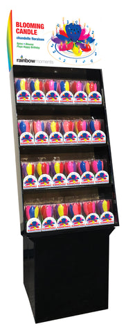 Display with Header – Musical Blooming Birthday Candle