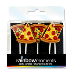 Pizza Slice Shaped Candles (5-pk)