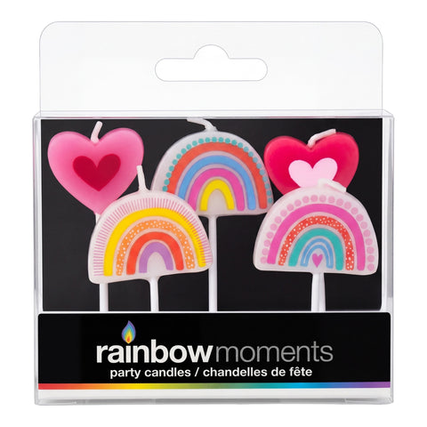 Rainbow Candles 5 pack (5-pk)