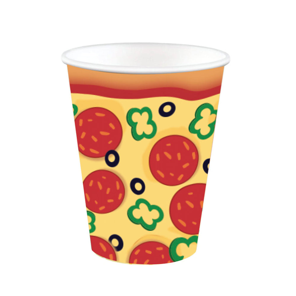 Pizza 12oz Paper Cups (20-pk)