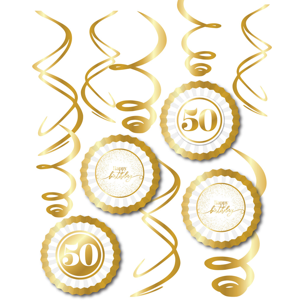Golden Age Add-An-Age Swirl Decorations