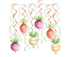 Little Sprout Swirl Decorations, 12-pk