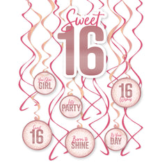 Blush Sweet 16 Swirl & Cutout Kit