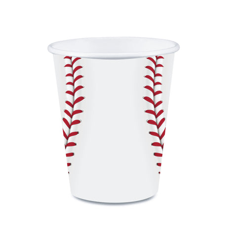 Baseball 12oz Paper Cups 20-pk