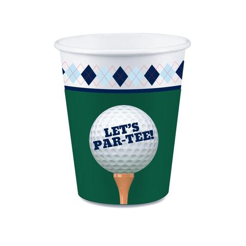 Golf 12oz Paper Cups 20-pk