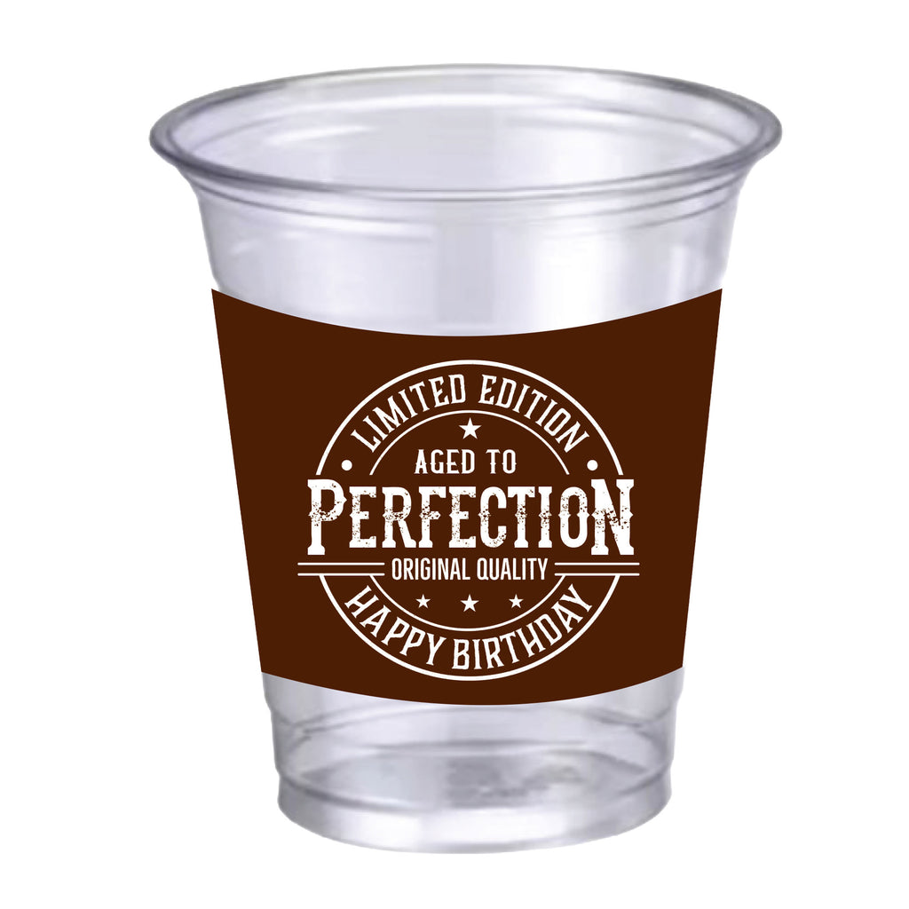 Aged To Perfection Plastic Cups (25-pk)