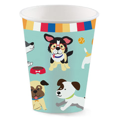 Dog Party 9oz Paper Cups 8-pk