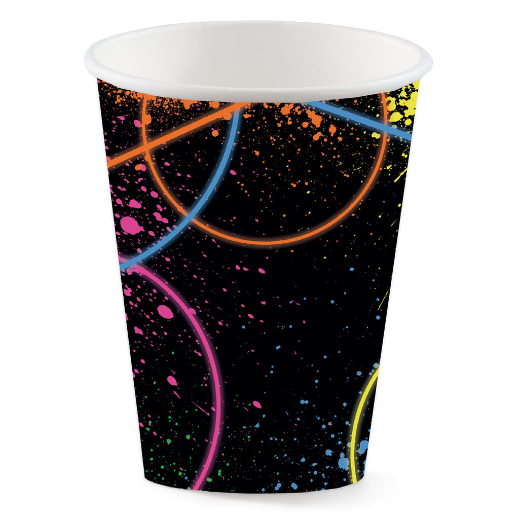 Glow Party 9oz Paper Cups 8-pk