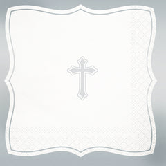Blessed Day Cross Beverage Napkin, 16 ct