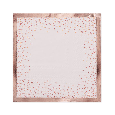 Blush Beverage Napkin, 16 ct