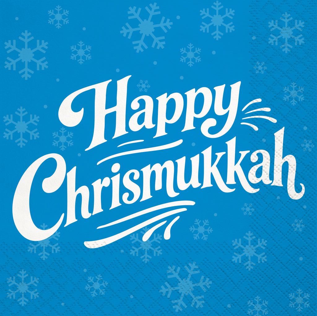 Happy Chrismukkah Beverage Napkin, 16 ct