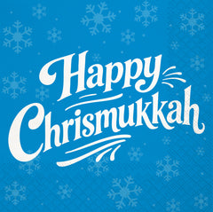 Happy Chrismukkah Beverage Napkin, 16 ct